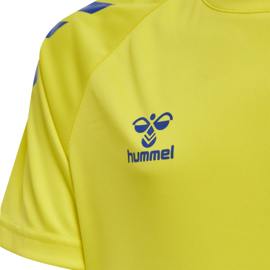 Hummel Hmlcore Xk Core Poly T-Shirt S/S Ki - blazing yellow/true blue