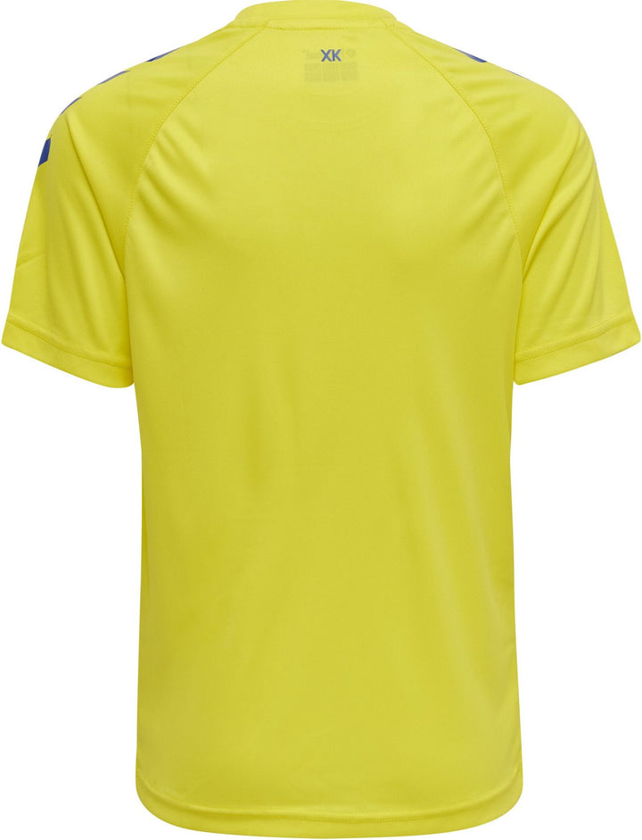 Hummel Hmlcore Xk Core Poly T-Shirt S/S Ki - blazing yellow/true blue