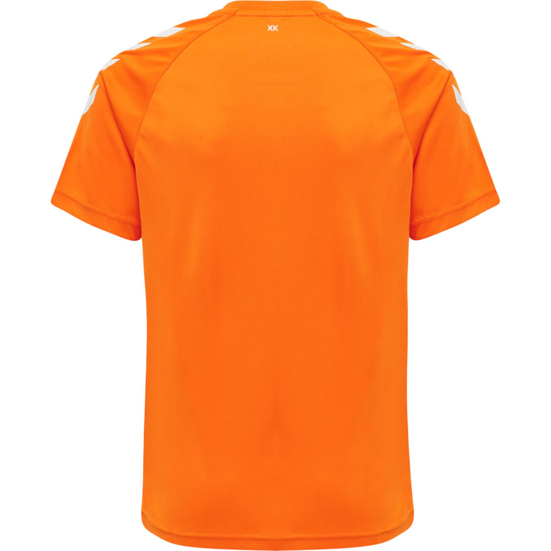 Hummel Hmlcore Xk Core Poly T-Shirt S/S Ki - orange tiger