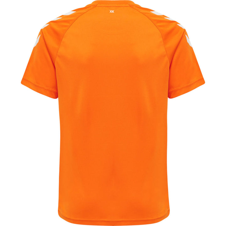 Hummel Hmlcore Xk Core Poly T-Shirt S/S Ki - orange tiger