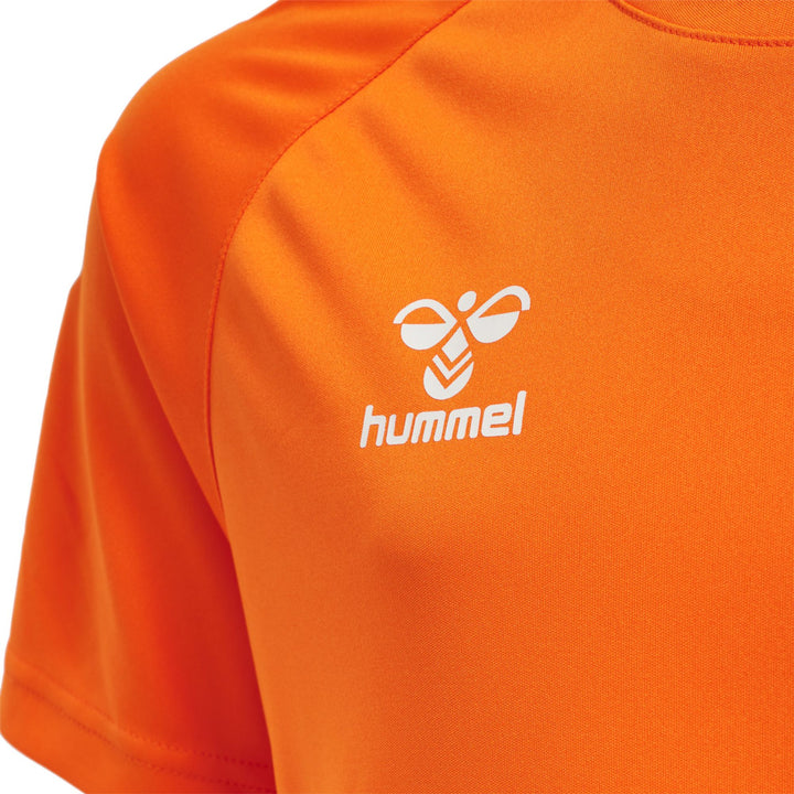 Hummel Hmlcore Xk Core Poly T-Shirt S/S Ki - orange tiger