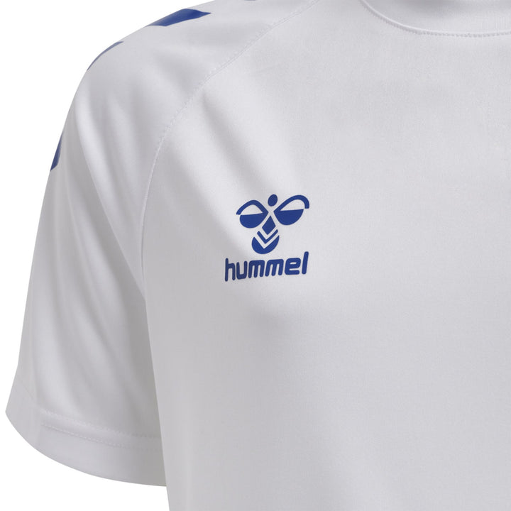 Hummel Hmlcore Xk Core Poly T-Shirt S/S Ki - white/true blue