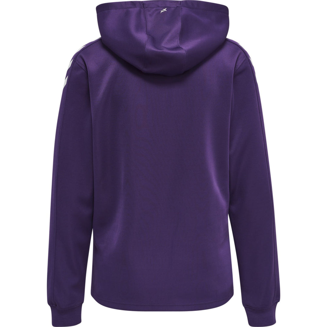 Hummel Hmlcore Xk Poly Sweat Hoodie Woman - acai/white