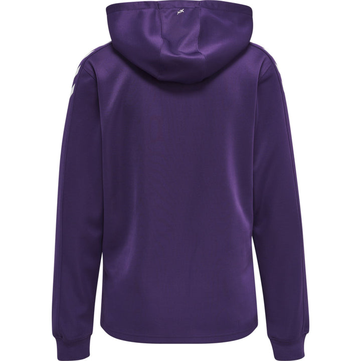 Hummel Hmlcore Xk Poly Sweat Hoodie Woman - acai/white