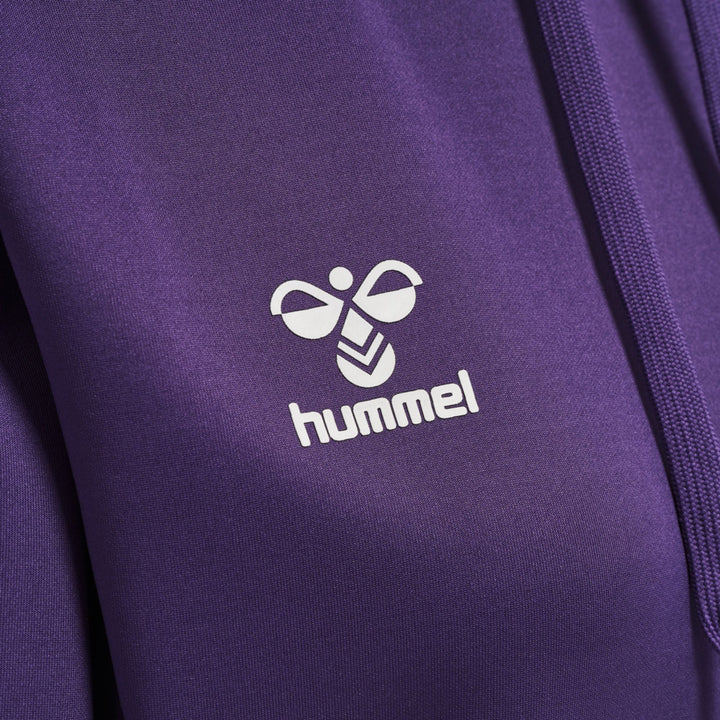 Hummel Hmlcore Xk Poly Sweat Hoodie Woman - acai/white