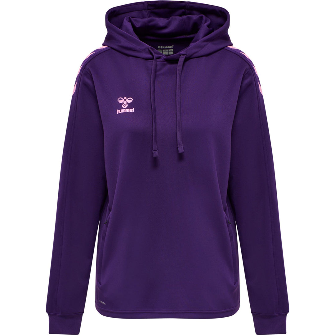 Hummel Hmlcore Xk Poly Sweat Hoodie Woman - acai