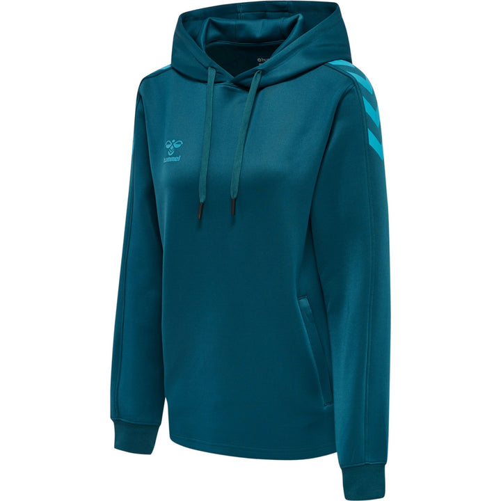 Hummel Hmlcore Xk Poly Sweat Hoodie Woman - blue coral