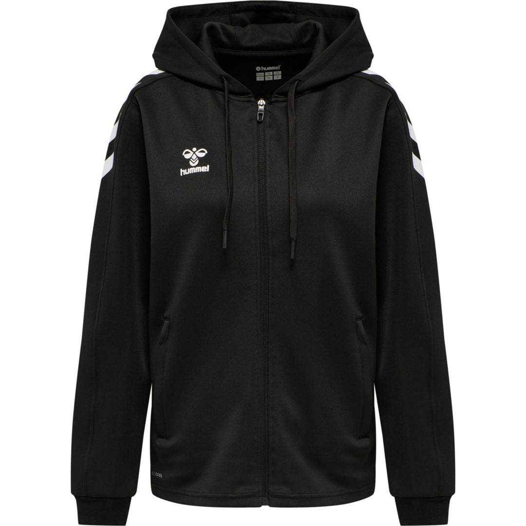 Hummel Hmlcore Xk Poly Zip Hood Sweat Woma - black
