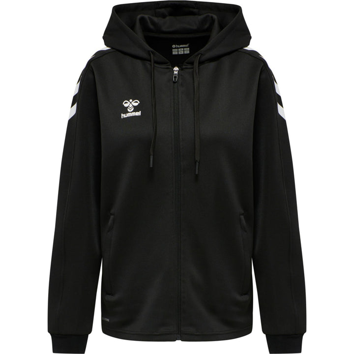 Hummel Hmlcore Xk Poly Zip Hood Sweat Woma - black