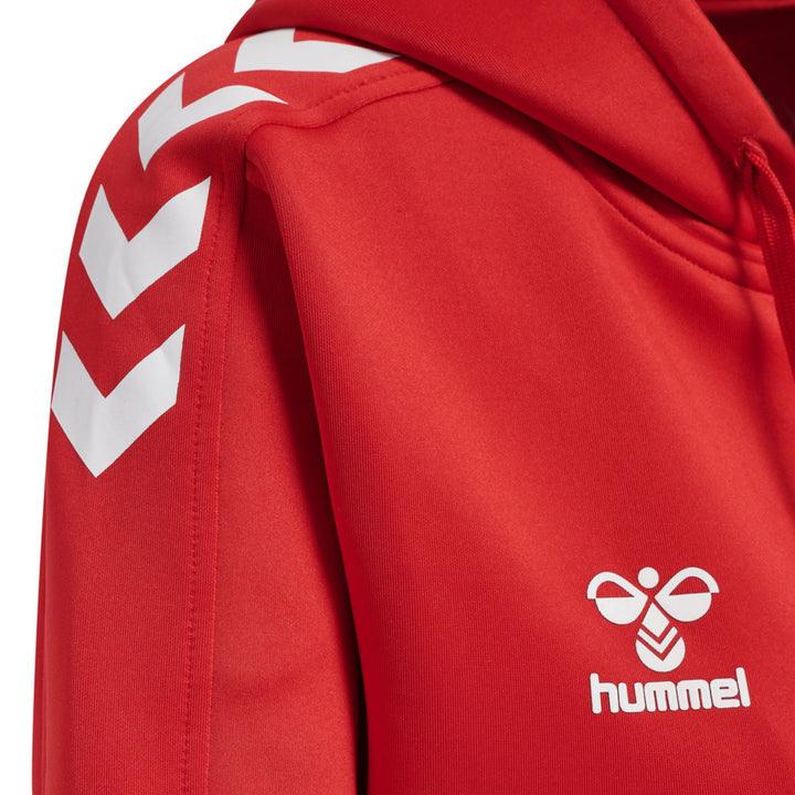Hummel Hmlcore Xk Poly Zip Hood Sweat Woma - true red