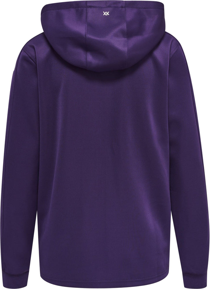 Hummel Hmlcore Xk Poly Zip Hood Sweat Woma - acai/white