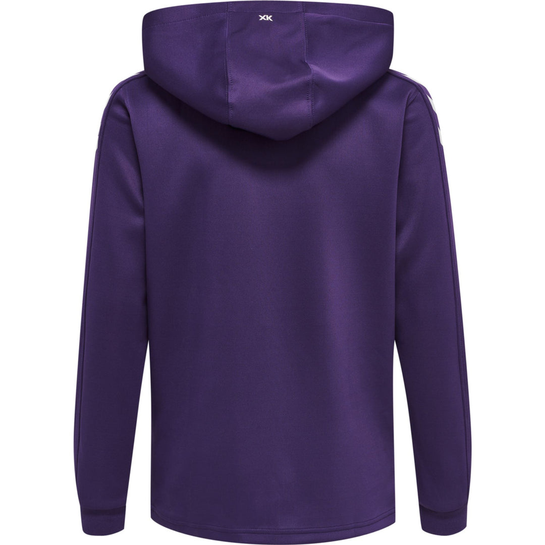 Hummel Hmlcore Xk Poly Zip Hood Sweat Kids - acai/white