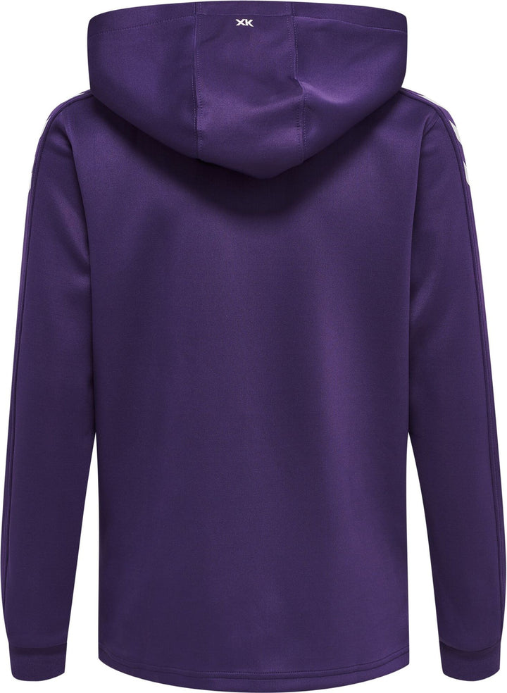 Hummel Hmlcore Xk Poly Zip Hood Sweat Kids - acai/white