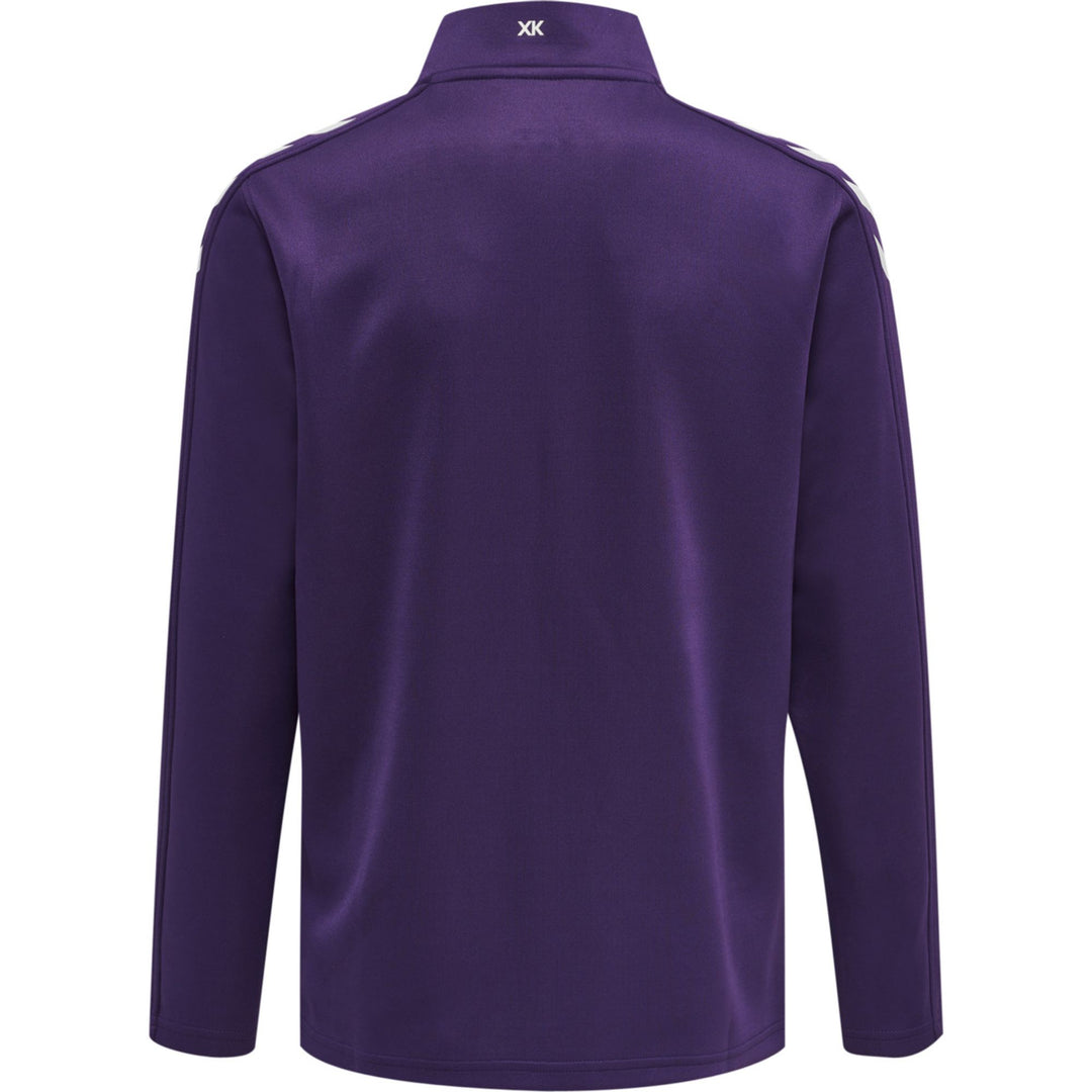 Hummel Hmlcore Xk Poly Zip Sweat Kids - acai/white