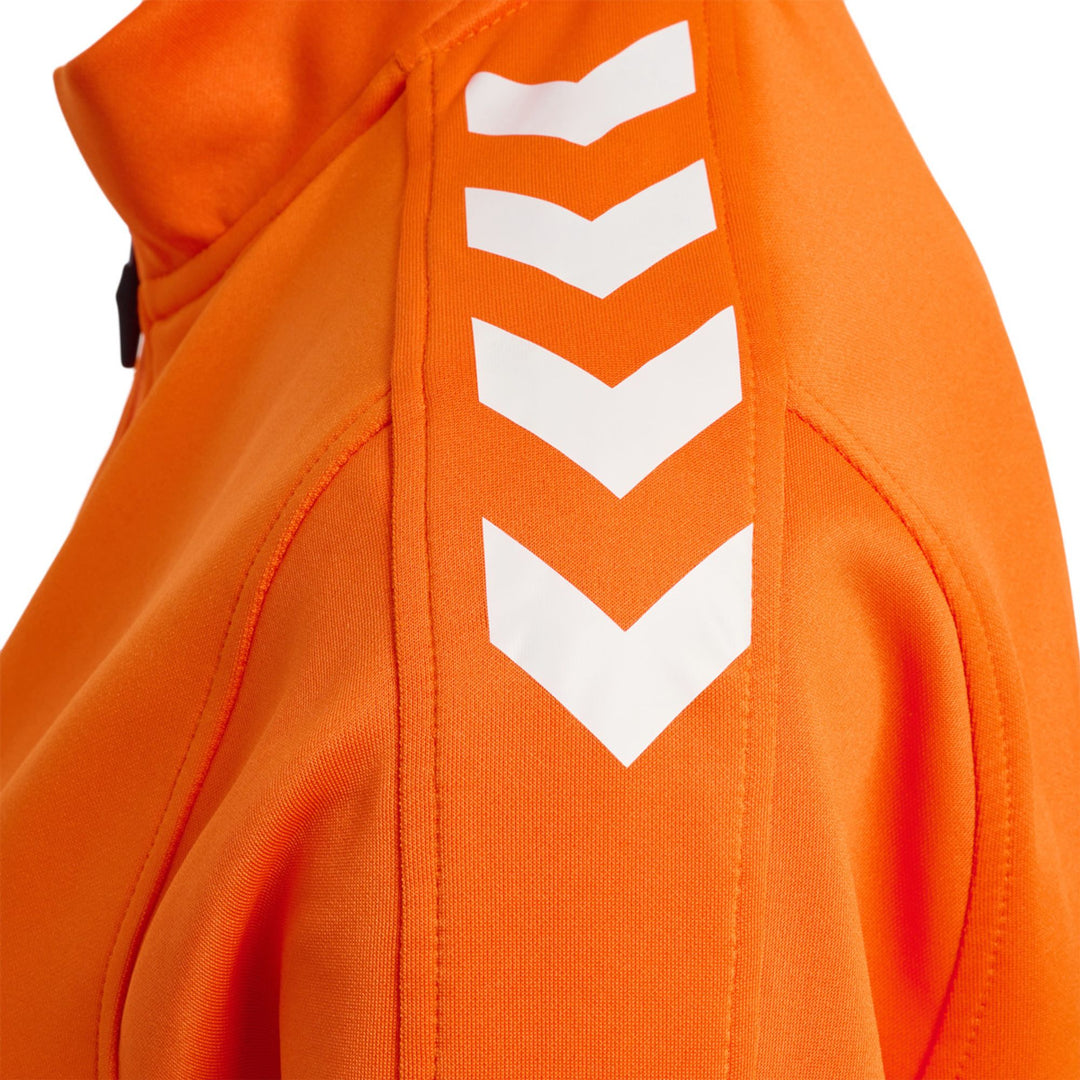 Hummel Hmlcore Xk Poly Zip Sweat Woman - orange tiger