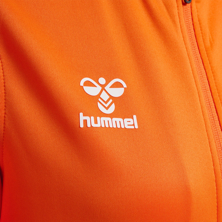 Hummel Hmlcore Xk Poly Zip Sweat Woman - orange tiger
