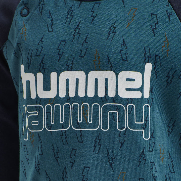 Hummel hmlTHUNDER T-SHIRT L/S - BLUE CORAL - 74 - blue coral