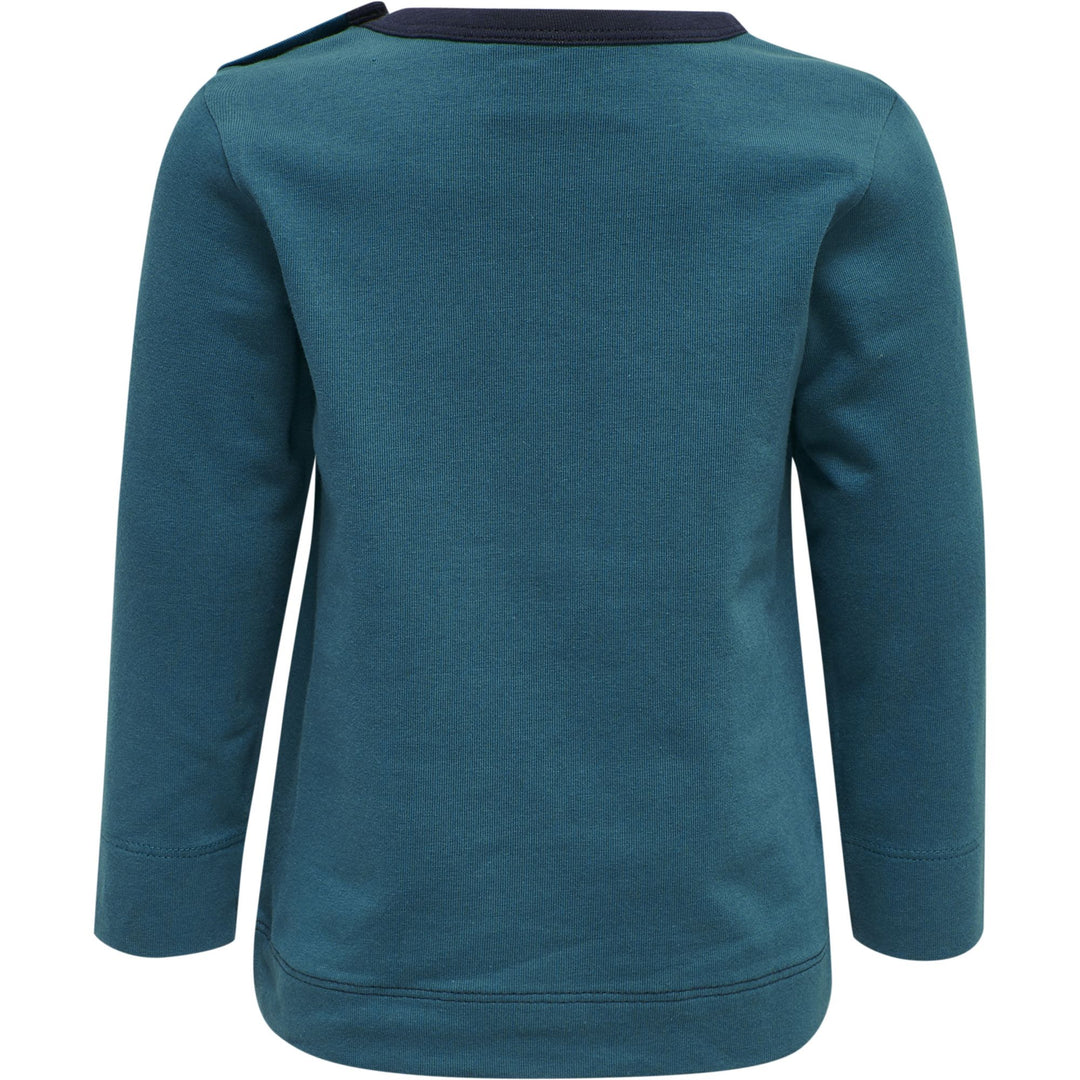 Hummel hmlBOLT T-SHIRT L/S - BLUE CORAL - 62 - blue coral