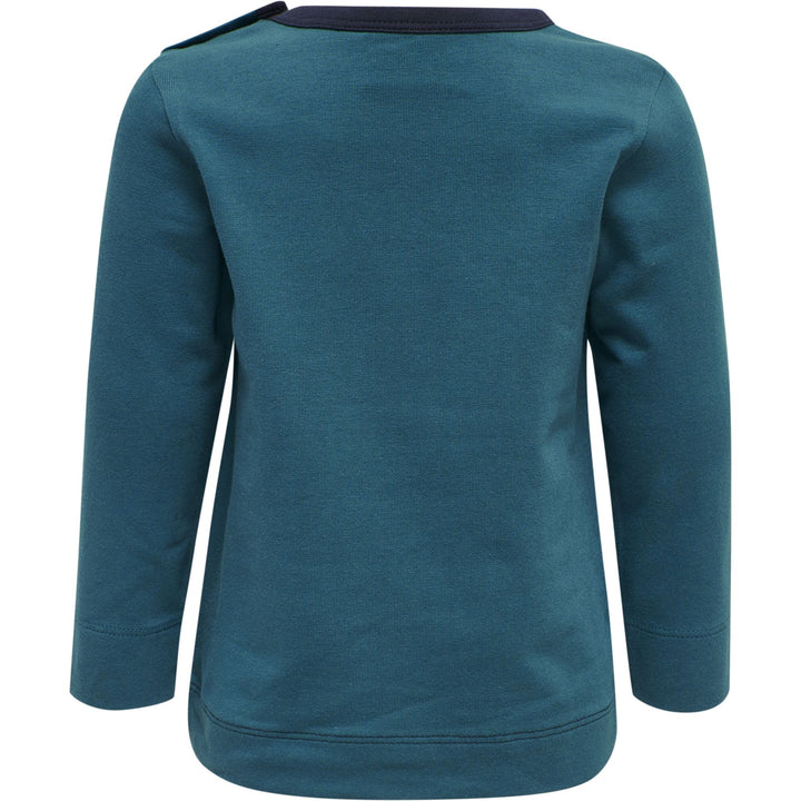 Hummel hmlBOLT T-SHIRT L/S - BLUE CORAL - 62 - blue coral