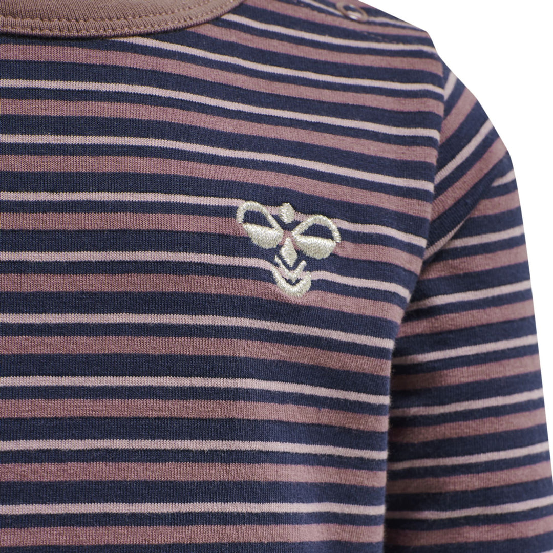 Hummel hmlSILVER T-SHIRT L/S - ROSE TAUPE  - 80 - rose taupe