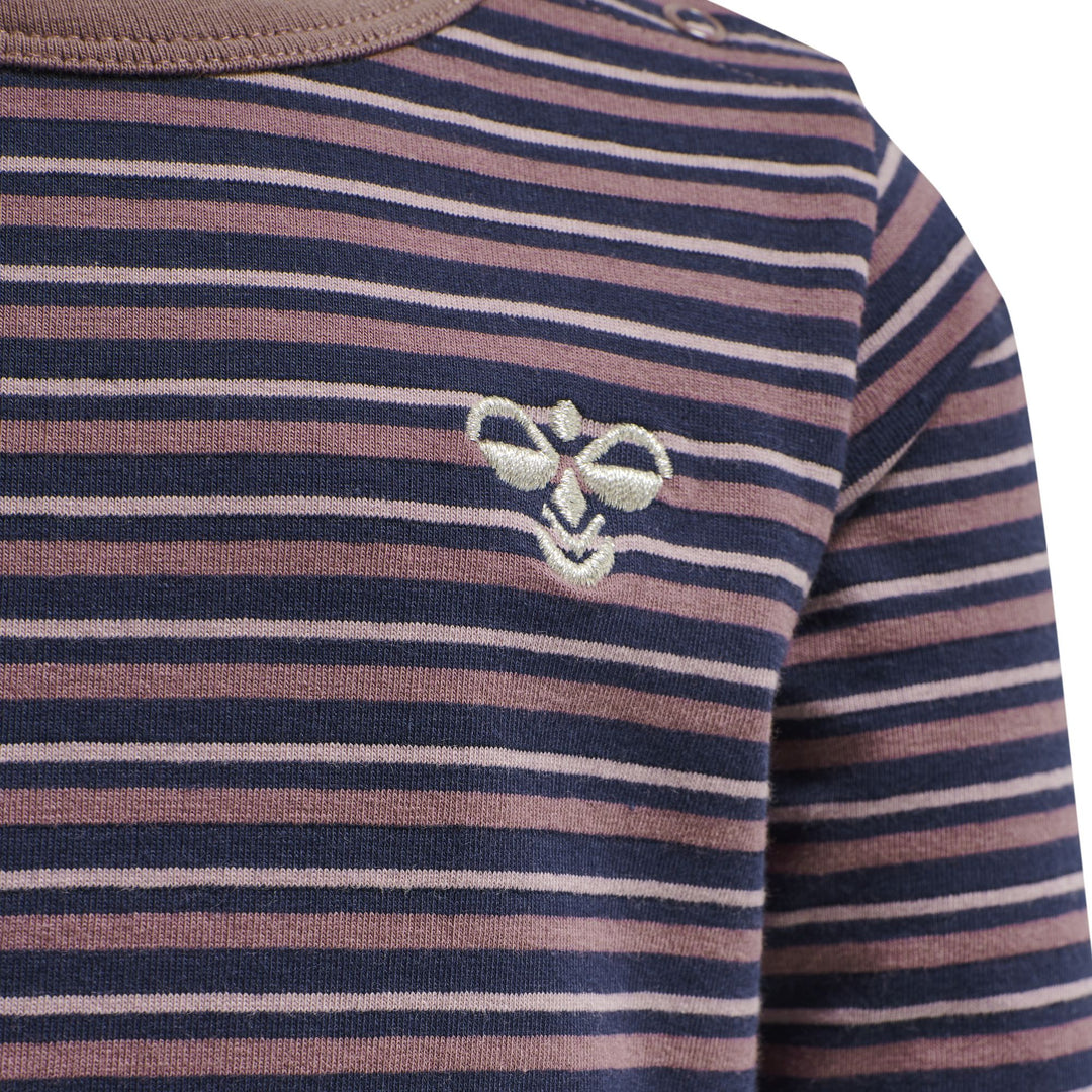 Hummel hmlSILVER T-SHIRT L/S - ROSE TAUPE  - 80 - rose taupe