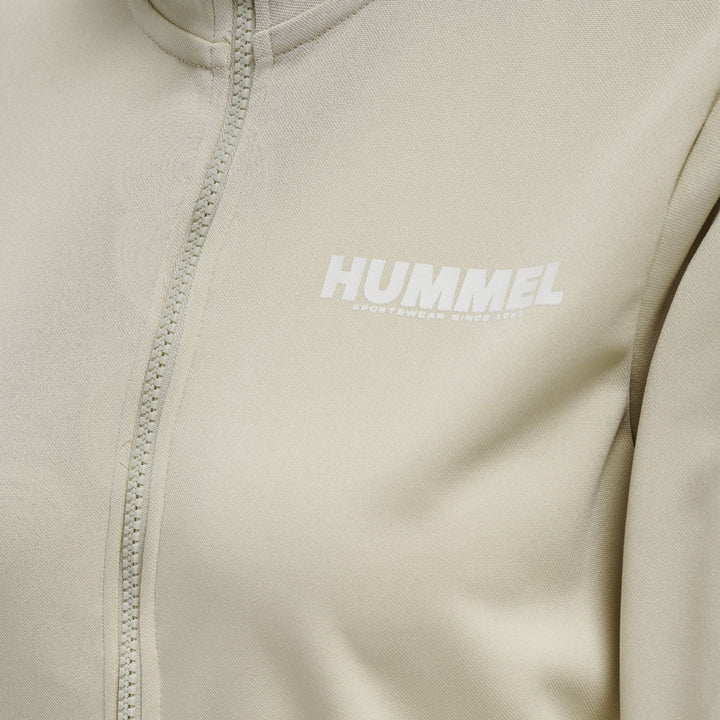 Hummel Hmllegacy Poly Woman Zip Jacket - pumice stone