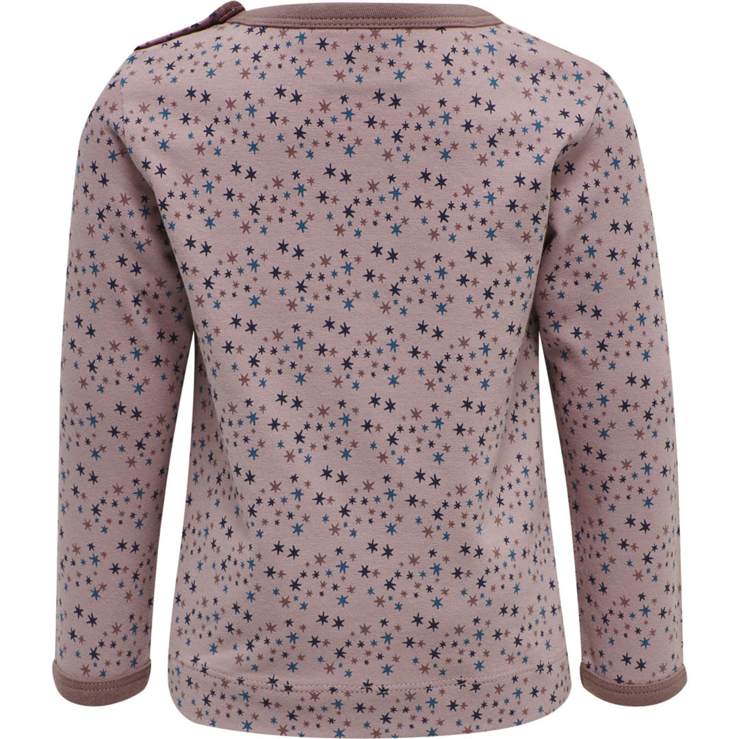 Hummel hmlSTAR T-SHIRT L/S - WOODROSE - 104 - woodrose