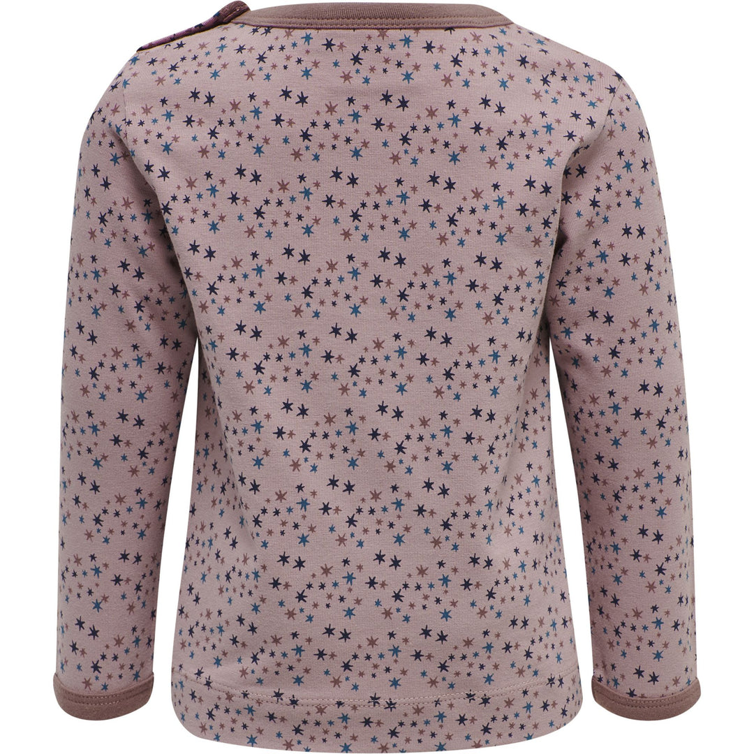 Hummel hmlSTAR T-SHIRT L/S - WOODROSE - 104 - woodrose