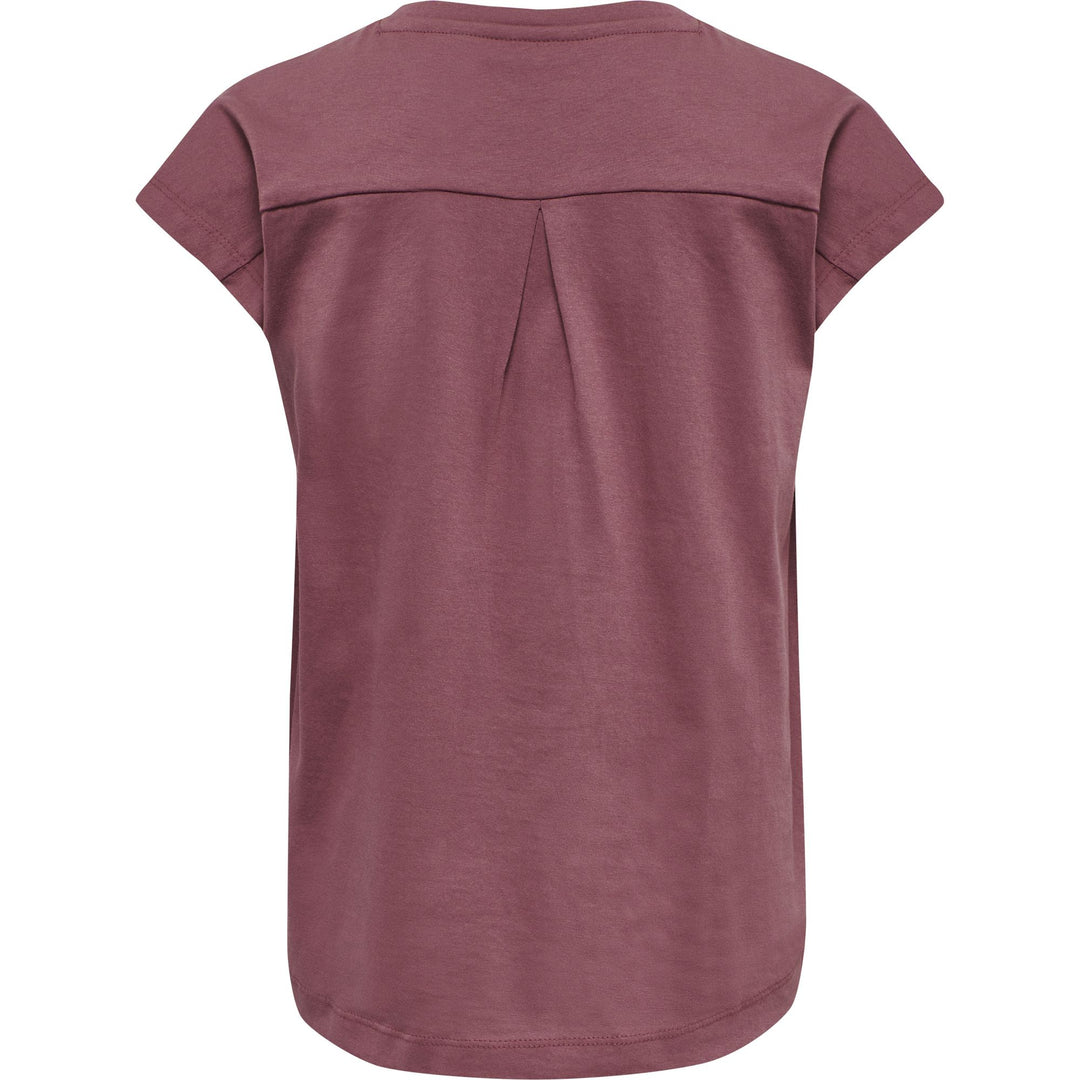 Hummel hmlDIEZ T-SHIRT S/S - roan rouge