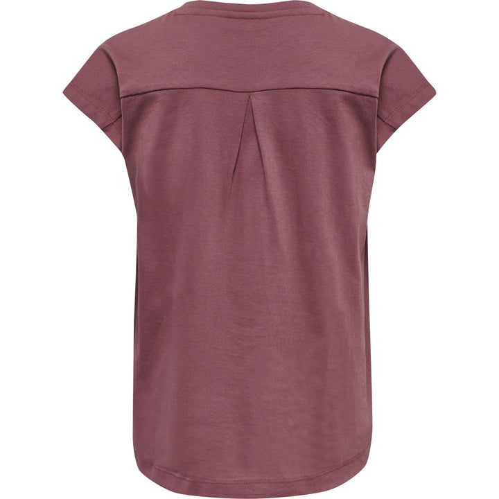 Hummel hmlDIEZ T-SHIRT S/S - roan rouge
