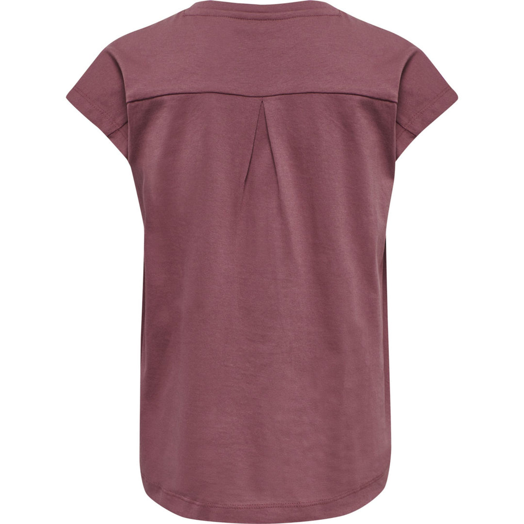 Hummel hmlDIEZ T-SHIRT S/S - roan rouge
