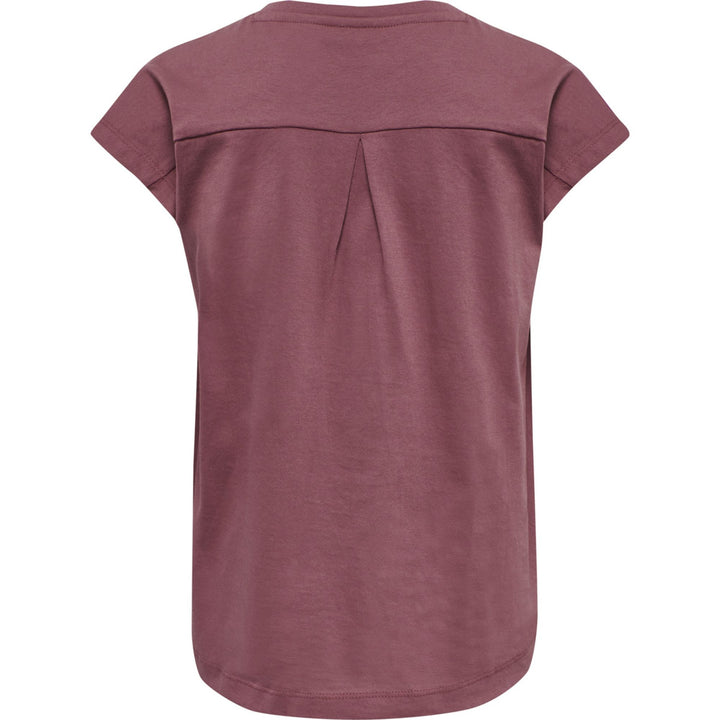 Hummel hmlDIEZ T-SHIRT S/S - roan rouge