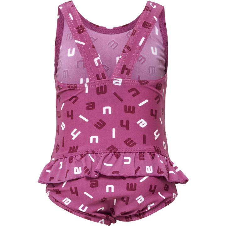 Hummel Hmlfilippa Swimsuit - red violet/bright white