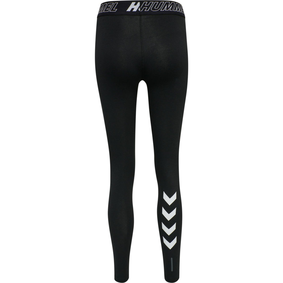 Hummel Hmlte Maja Mid Waist Cotton Tights - black