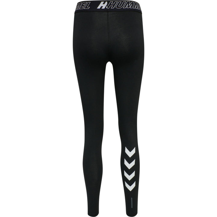 Hummel Hmlte Maja Mid Waist Cotton Tights - black