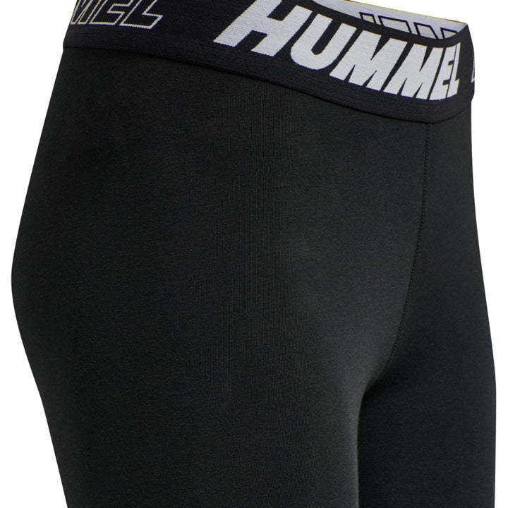 Hummel Hmlte Maja Mid Waist Cotton Tights - black