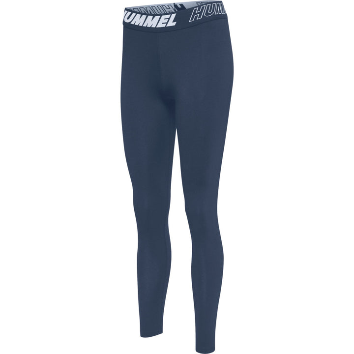 Hummel Hmlte Maja Mid Waist Cotton Tights - insignia blue