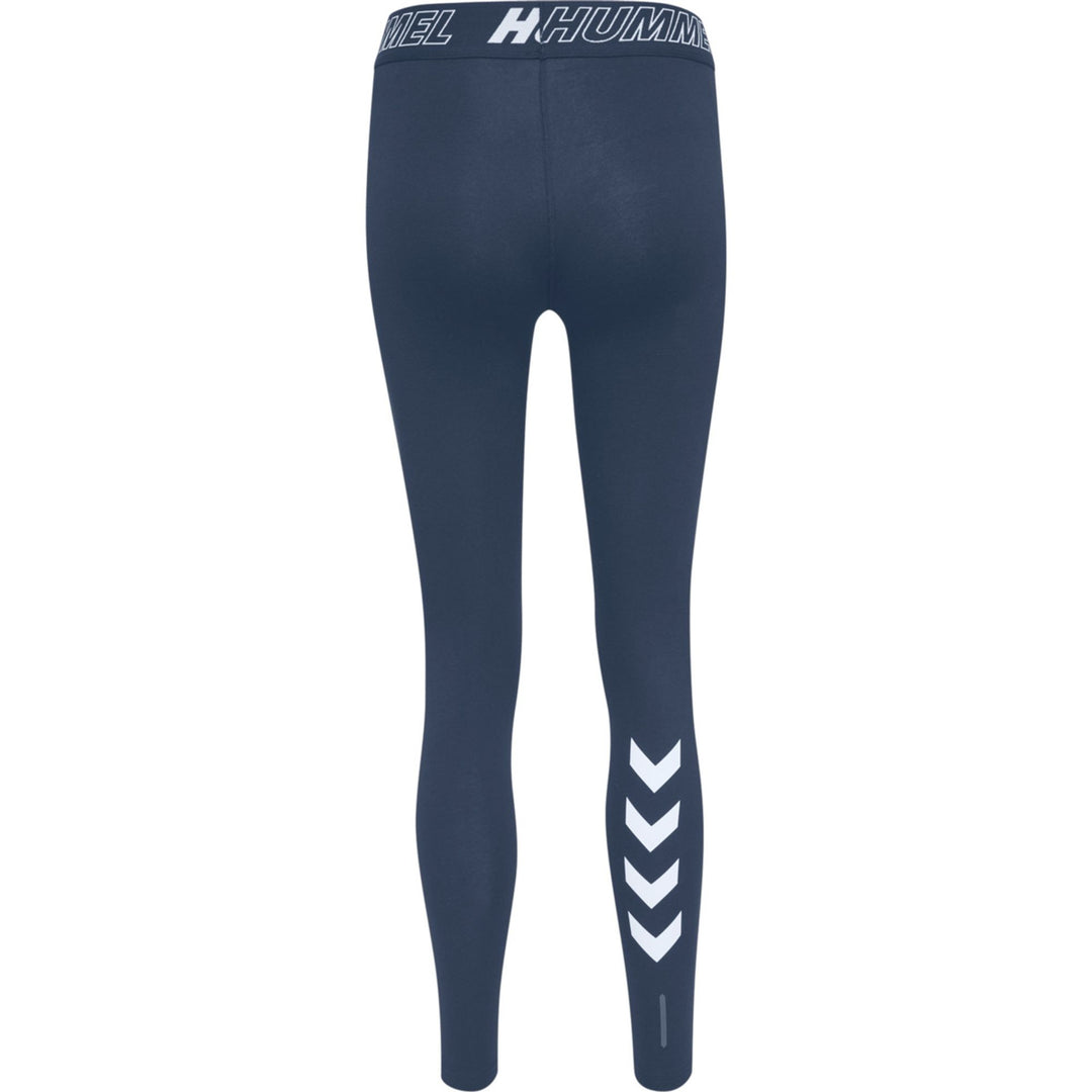 Hummel Hmlte Maja Mid Waist Cotton Tights - insignia blue