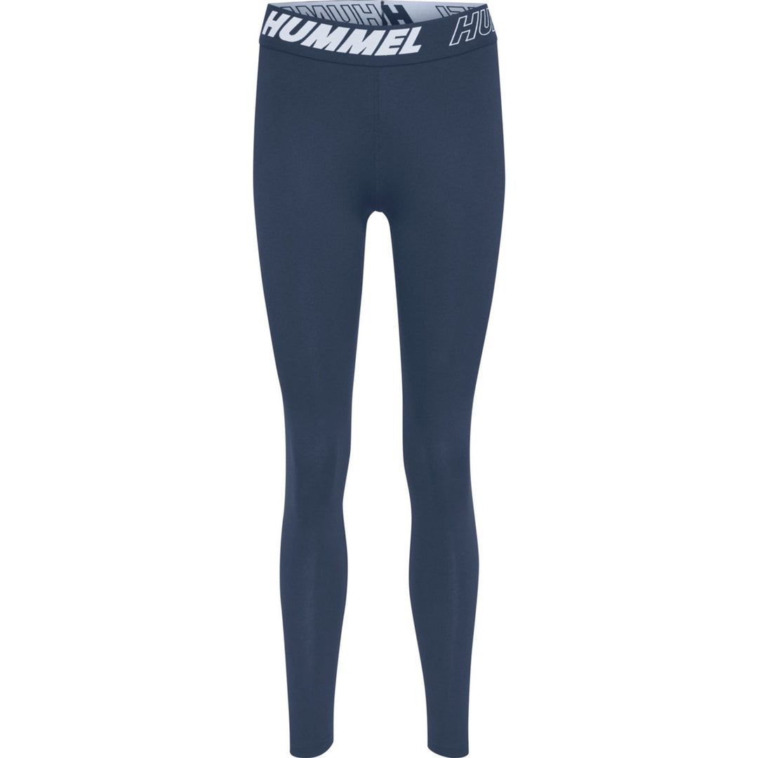 Hummel Hmlte Maja Mid Waist Cotton Tights - insignia blue
