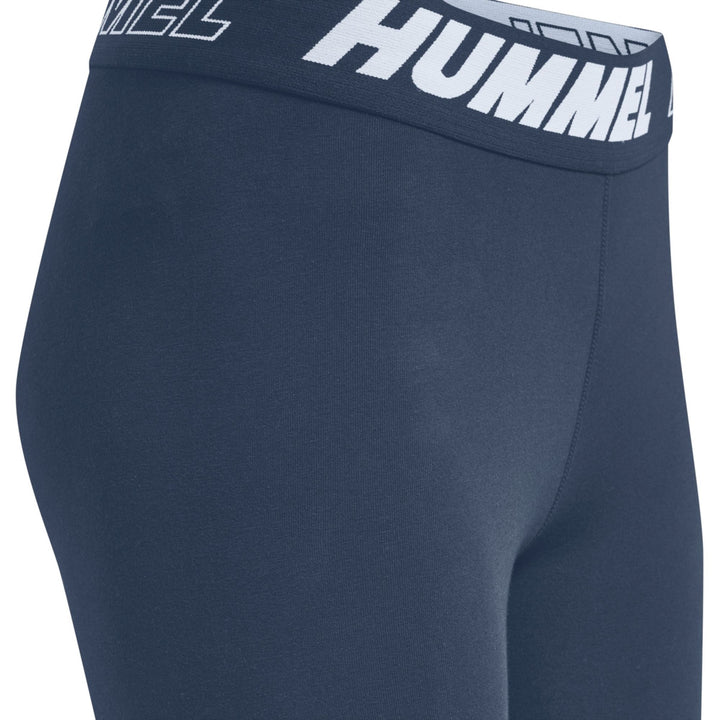 Hummel Hmlte Maja Mid Waist Cotton Tights - insignia blue