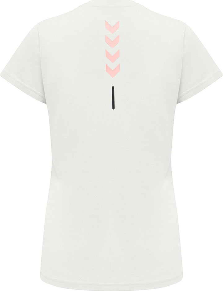 Hummel Hmlte Cali Cotton T-Shirt - white/withered rose