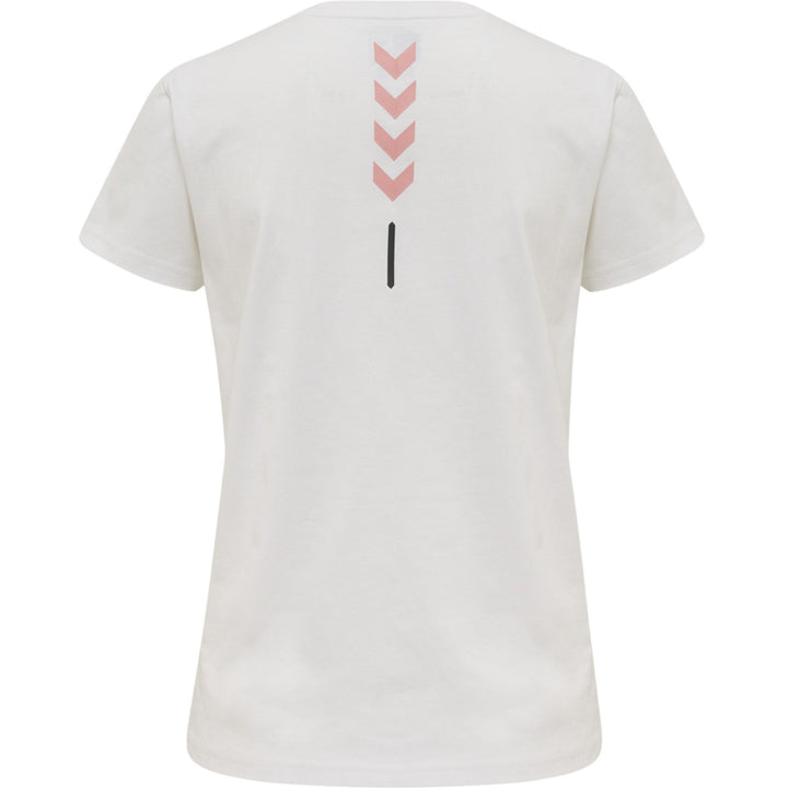Hummel Hmlte Cali Cotton T-Shirt - white/withered rose