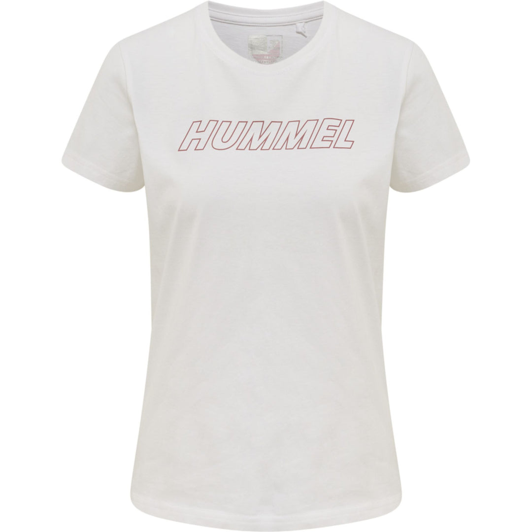 Hummel Hmlte Cali Cotton T-Shirt - white/withered rose