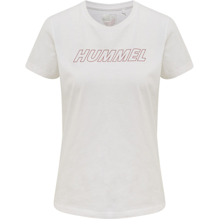 Hummel Hmlte Cali Cotton T-Shirt - white/withered rose