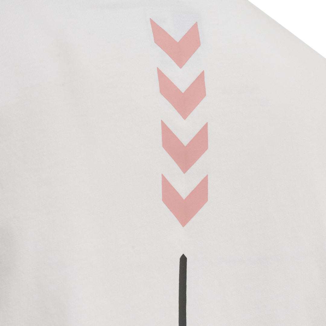 Hummel Hmlte Cali Cotton T-Shirt - white/withered rose
