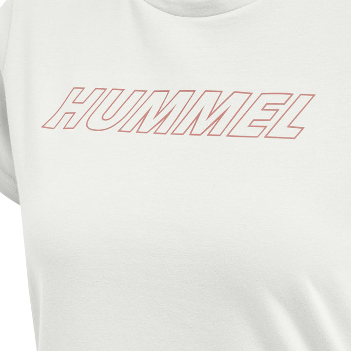 Hummel Hmlte Cali Cotton T-Shirt - white/withered rose