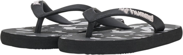Hummel Flip Flop Jr - black/white
