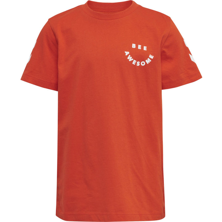 Hummel Hmloptimism T-Shirt S/S - cherry tomato