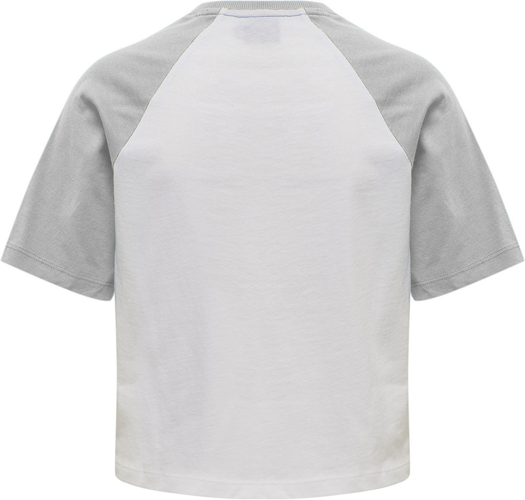 Hummel Hmllgc Naya Cropped T-Shirt - light grey melange