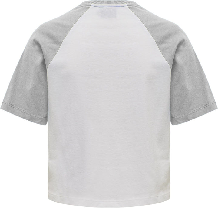 Hummel Hmllgc Naya Cropped T-Shirt - light grey melange